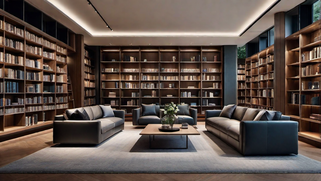 Contemporary Elegance: Sleek and Minimalist Design in a Modern Library