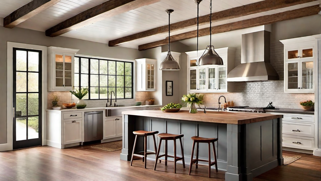 Country Elegance: Traditional Ranch Kitchen with Modern Twist
