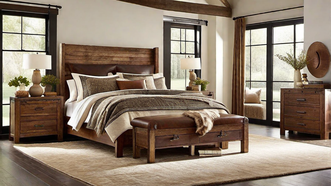 Cowhide Chic: Using Cowhide Rugs and Accents in Ranch Style Bedrooms
