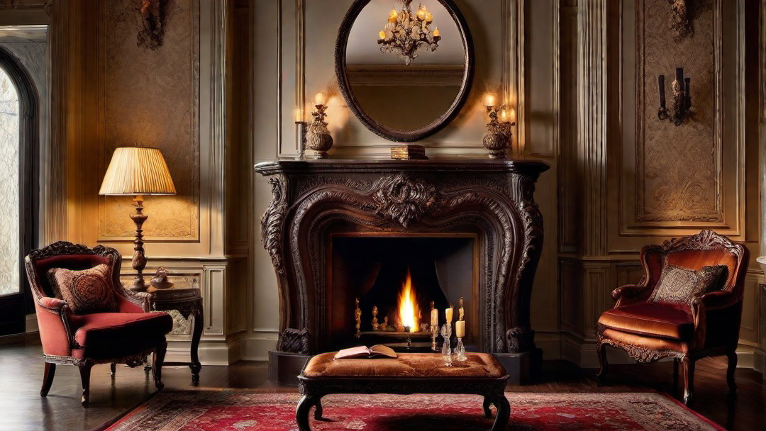 Cozy Evenings: Victorian Fireplace Atmosphere