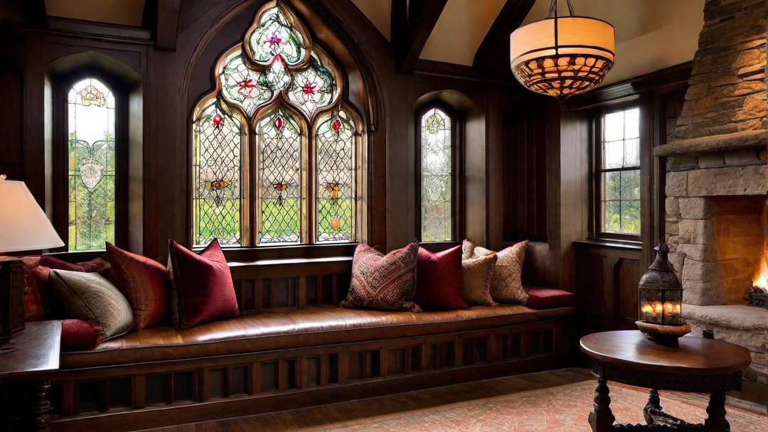 Cozy Nooks: Tudor Style Home with Window Seats and Alcoves
