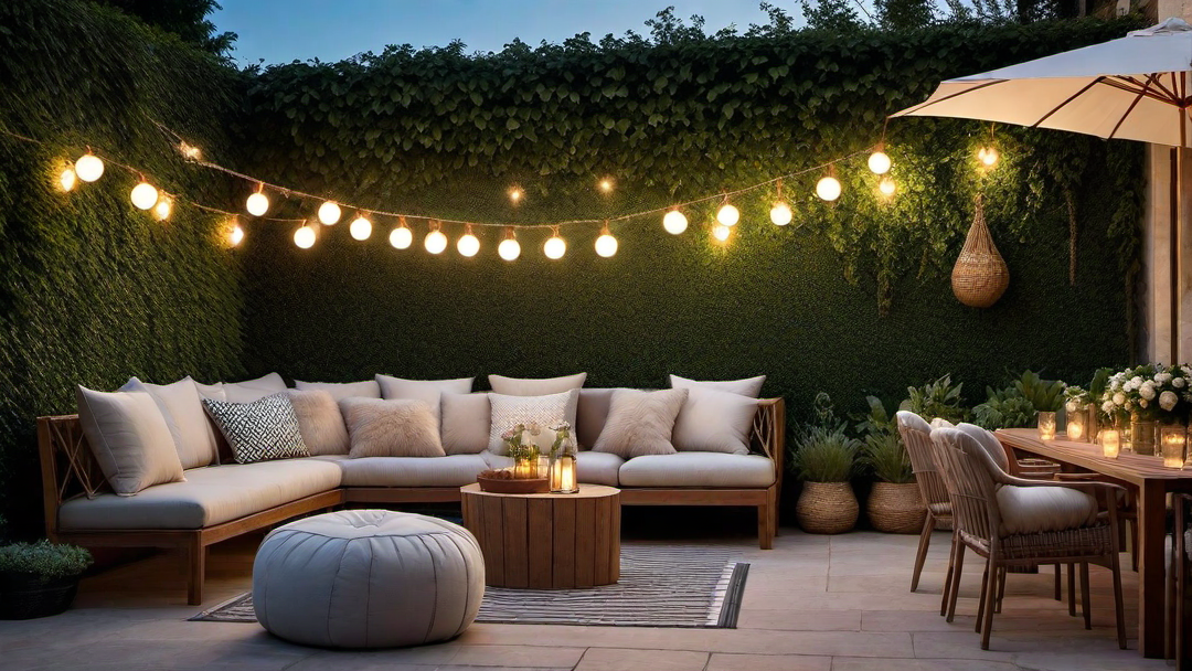 Cozy Retreat: Welcoming and Warm Sparkling Terrace Setting