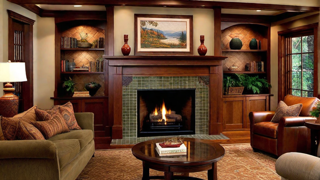 Craftsman Bungalow Fireplaces: Focal Point of the Living Room