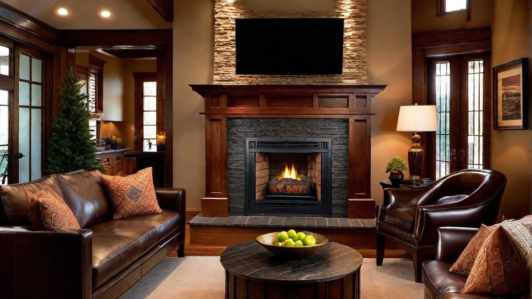 Craftsman Fireplace Lighting: Warm Illumination for Ambiance