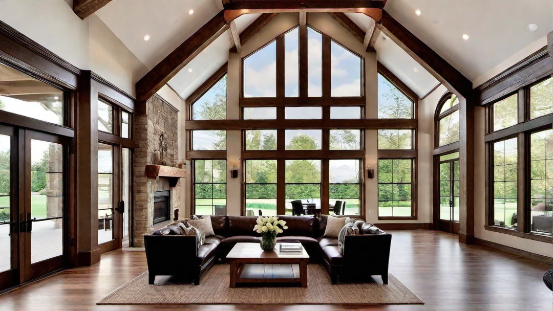 Craftsman Style Great Room: Natural Light and Open Spaces