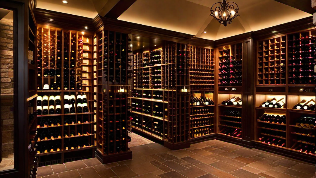 Creating a Cozy Atmosphere with Illuminated Wine Cellars