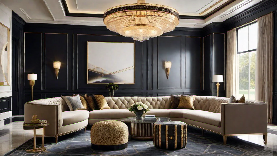 Creating a Statement Ceiling in Art Deco Great Rooms
