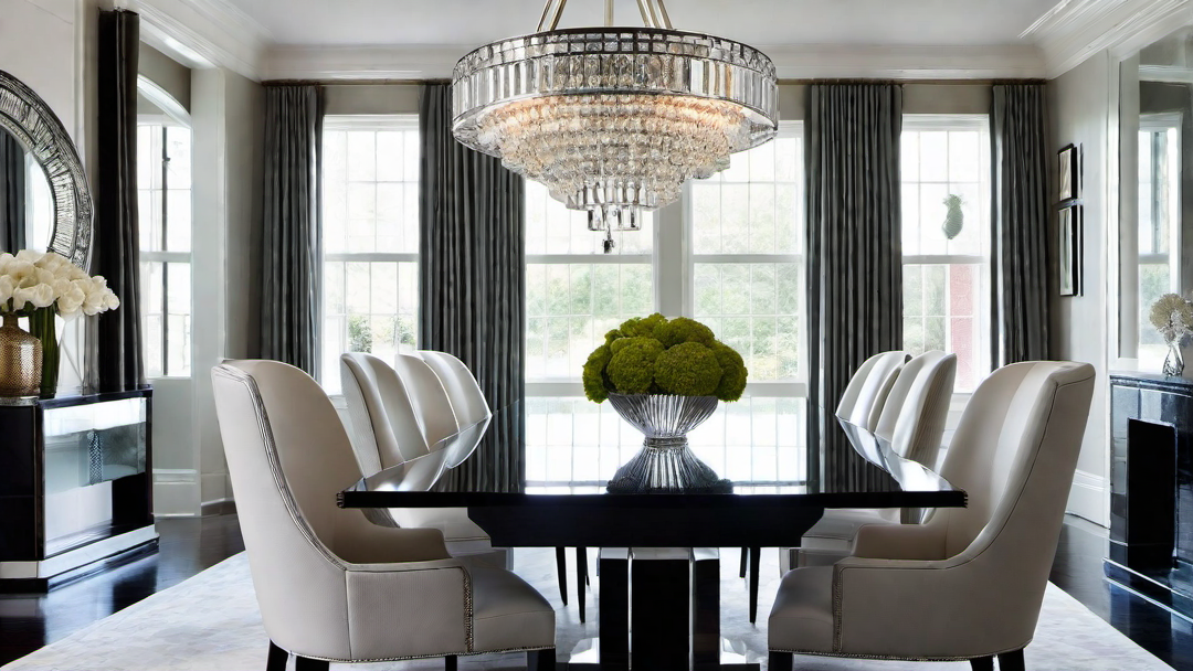 Crystal Clear: Incorporating Crystal and Glass Elements in Art Deco Dining Spaces