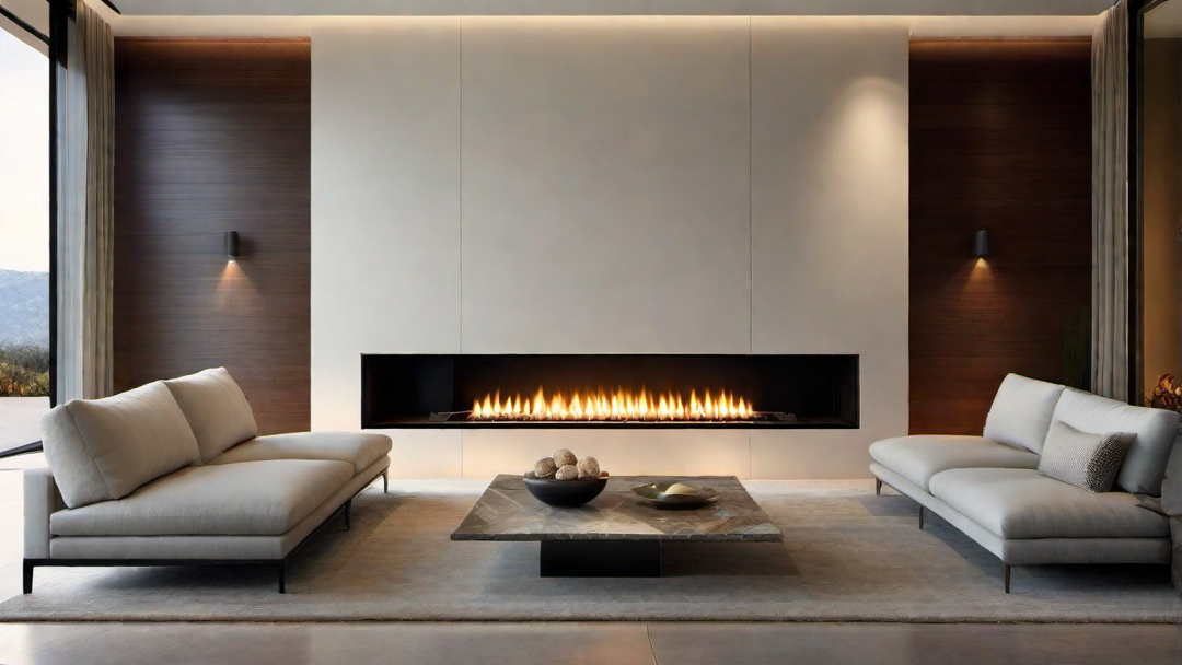 Double-sided Beauty: Contemporary Fireplace as Room Divider