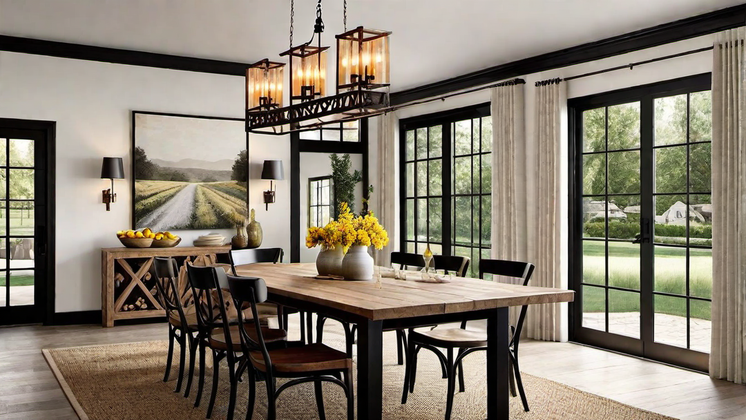 Down-Home Hospitality: Welcoming Ranch Style Dining Space