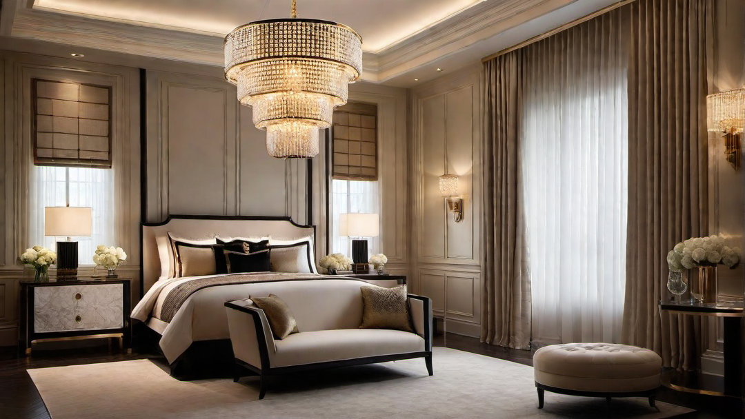 Dramatic Lighting: Art Deco Chandeliers and Sconces for Bedrooms