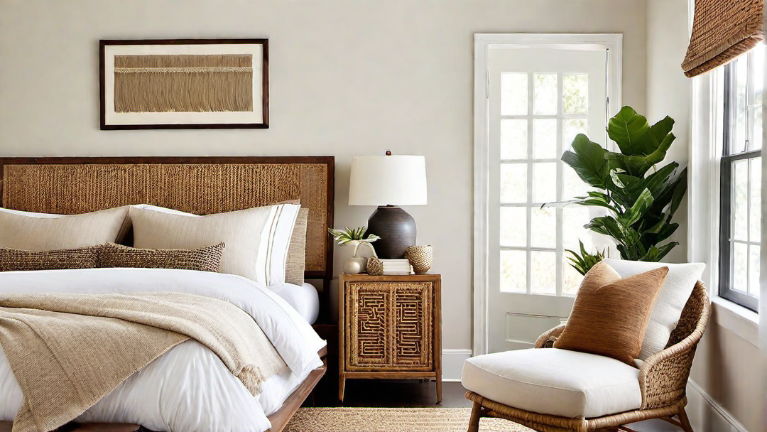 Earthy Escape: Guest Room with Organic Textures and Earthy Tones