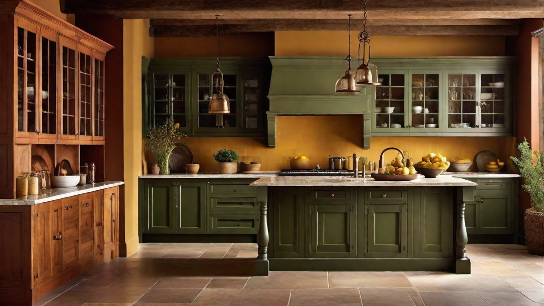 Earthy Hues: Color Palette for Colonial Kitchen Design
