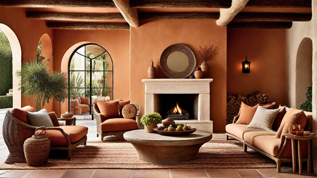 Earthy Tones: Terracotta Accents and Natural Materials
