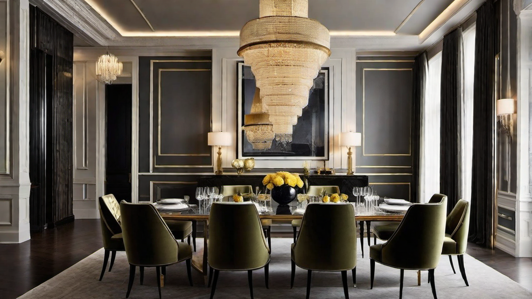 Eclectic Art Deco Dining Spaces: Opulent Entertaining
