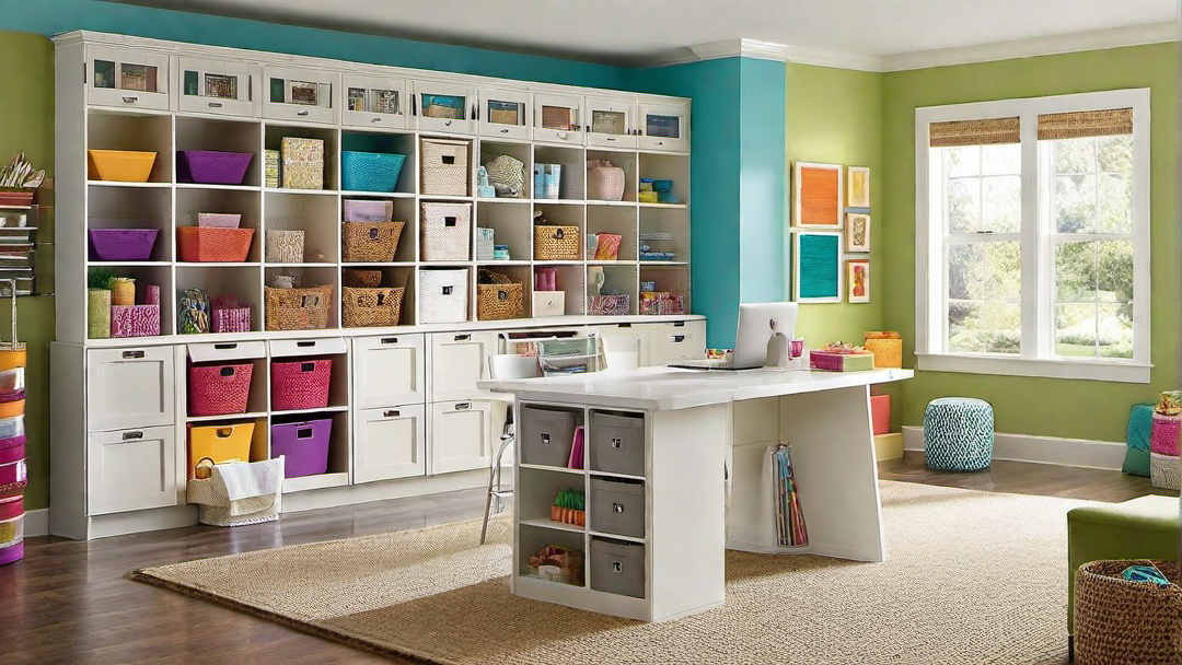 Effulgent Craft Room Layout: Creating a Functional Workspace