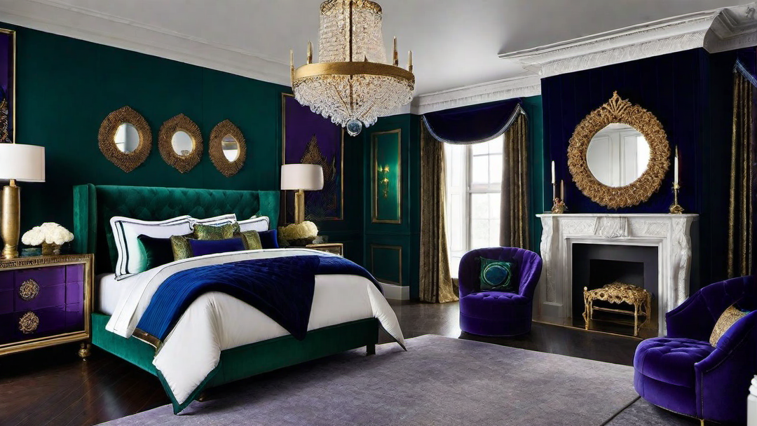 Elegant Jewel Tones: Rich and Luxurious Colors for a Regal Bedroom