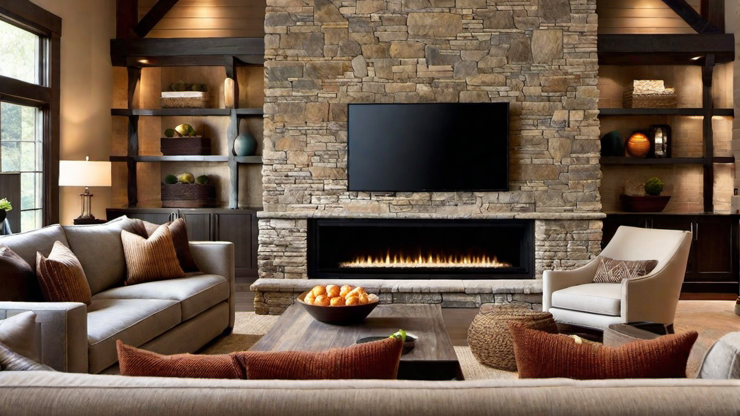 Entertainment Center: Media and Gaming Options in Ranch Style Great Rooms