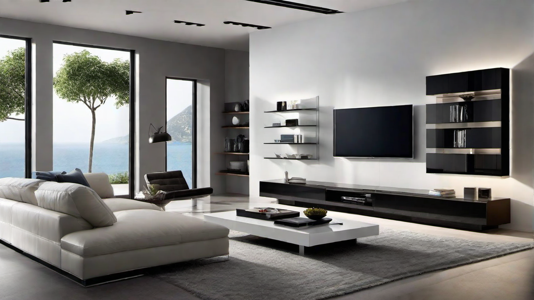 Entertainment Center: Technology and Entertainment in Gleaming Living Rooms