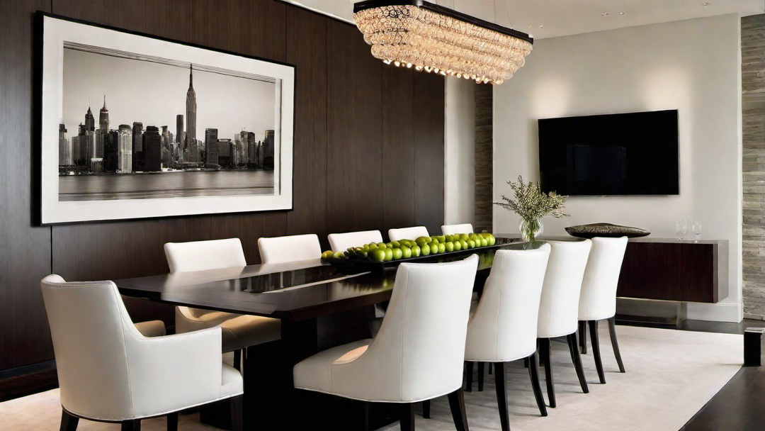 Entertainment Space: Incorporating Audio-Visual Elements in Dining Rooms