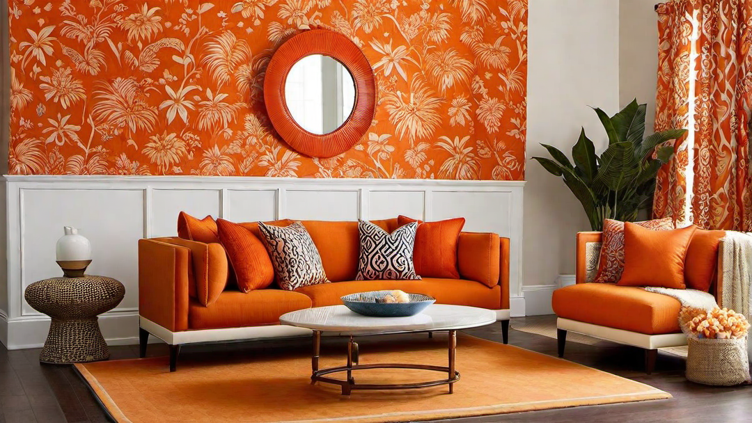 Exotic Orange: Adding Warmth and Energy to the Living Space