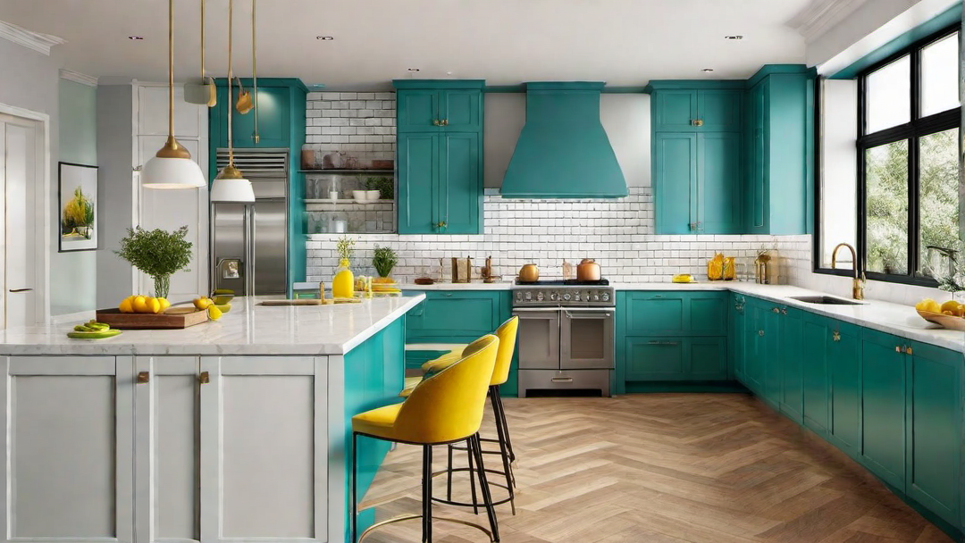 Family-Friendly: Vibrant Kitchen with Playful Colors