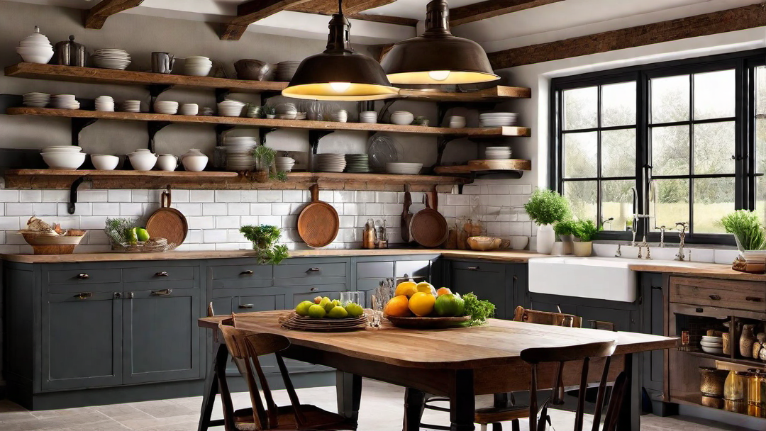 Farmhouse Feel: Rustic Touches in Ranch Kitchen Design
