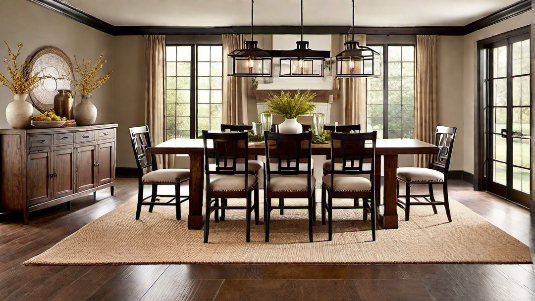 Farmhouse Feels: Cozy and Welcoming Ranch Style Dining Room
