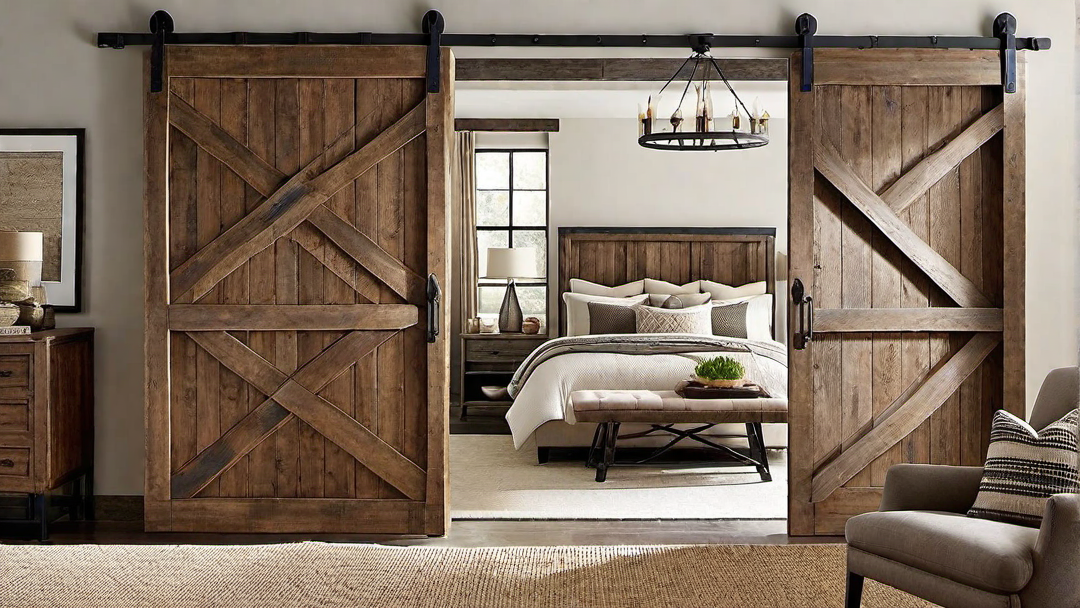 Farmhouse Flair: Incorporating Barn Doors and Distressed Wood
