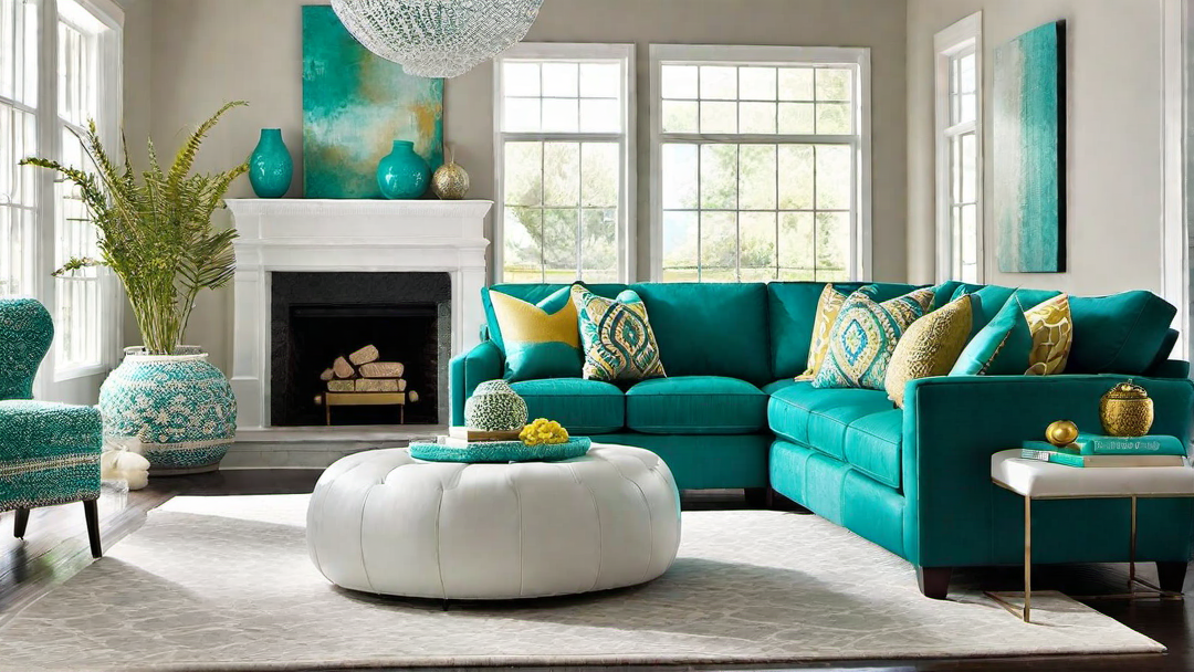Festive Teal: Infusing Cheer and Festivity into the Great Room