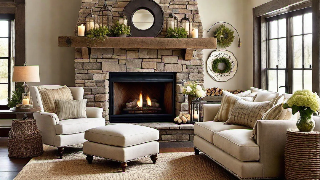 Fireplace Focal Points: Warmth and Comfort in Cottage Living Rooms
