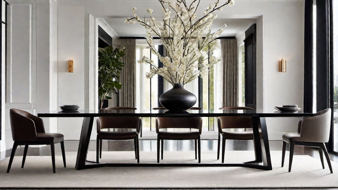 Focal Point: Creating a Striking Centerpiece for the Dining Area