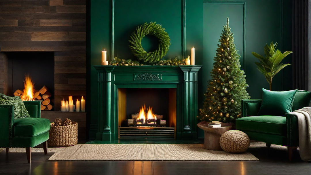 Forest Green: Fireplace Design that Channels Nature