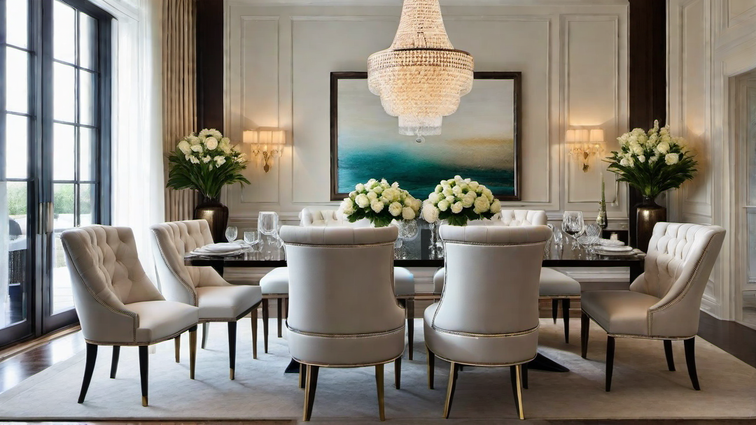 Formal Elegance: Luminous Dining Area for Special Occasions