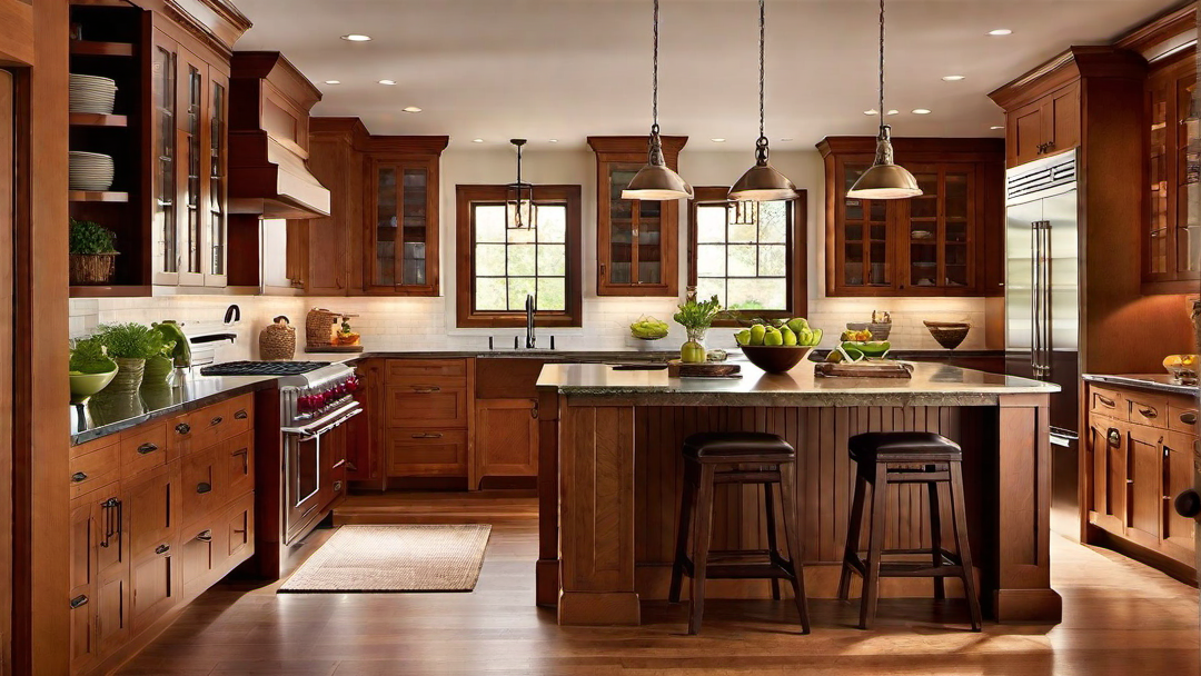 Functional Beauty: Efficient Layouts in Craftsman Style Kitchens
