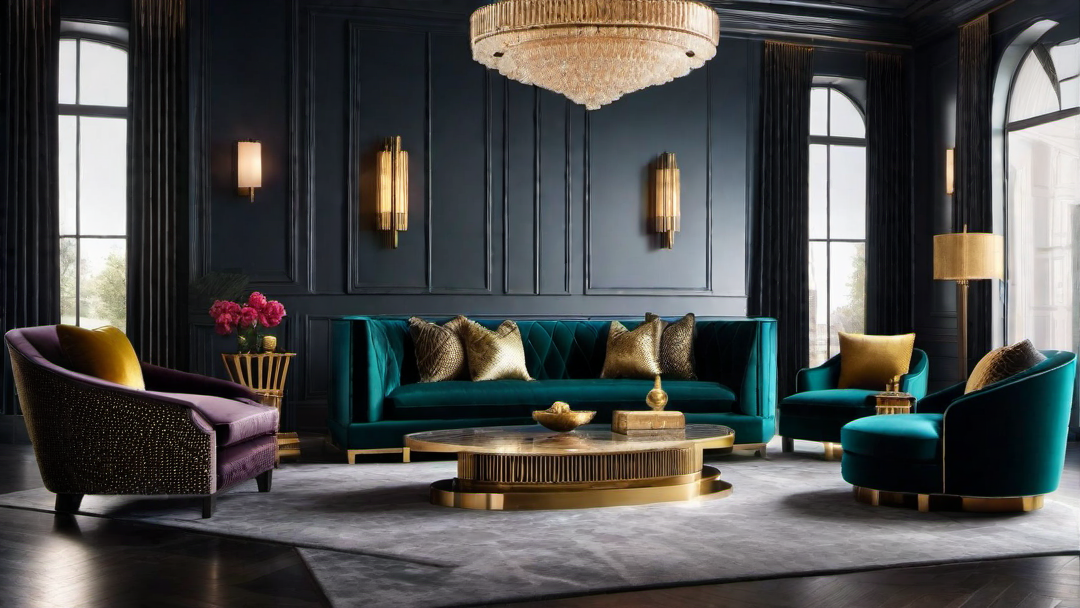 Furniture Finesse: Stylish and Statement-Making Pieces for Art Deco Living Rooms
