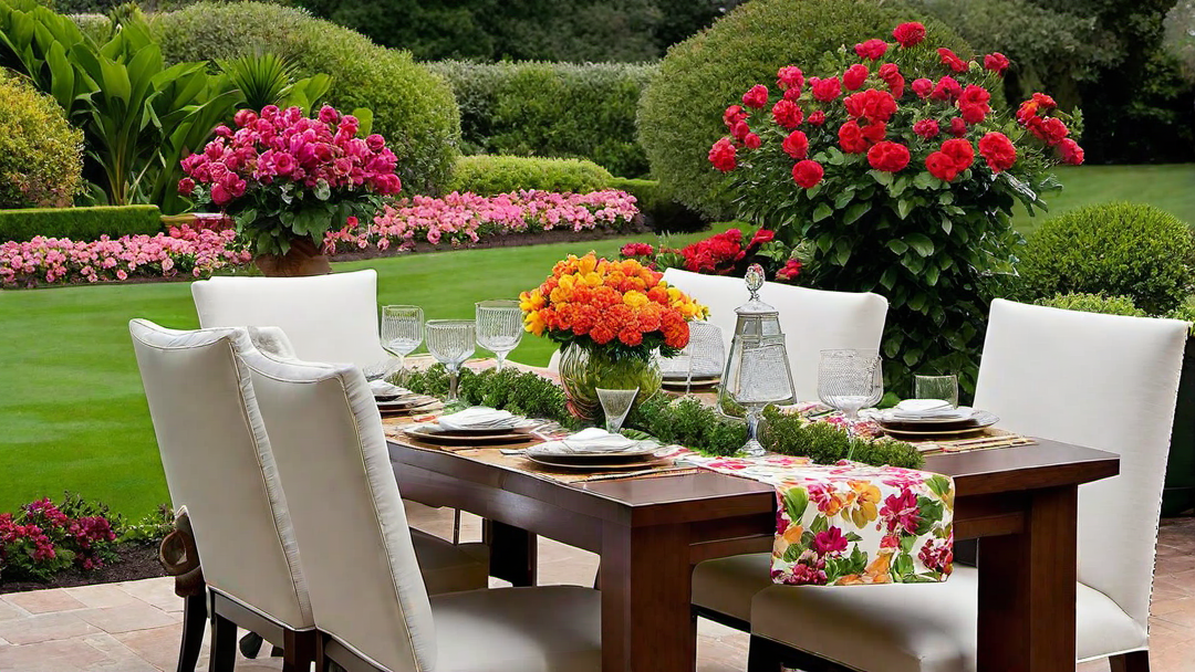 Garden Party: Colorful Floral Patterns in Dining Room Decor