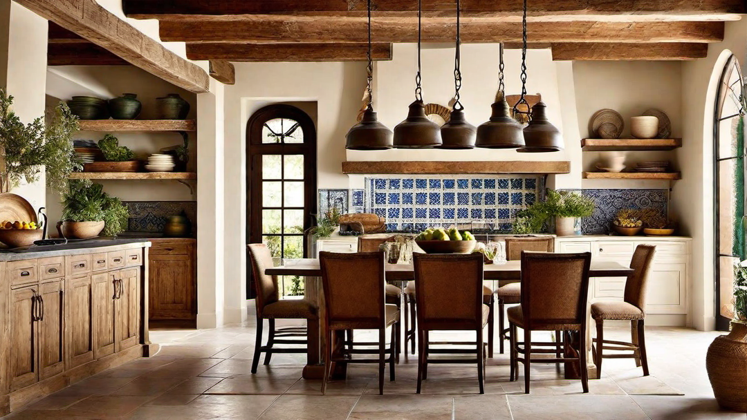 Gastronomic Delight: Kitchen and Dining in Mediterranean Style