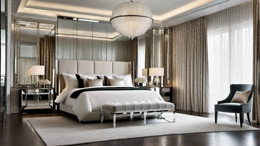 Gleaming Surfaces: Reflective Elements in Radiant Bedrooms