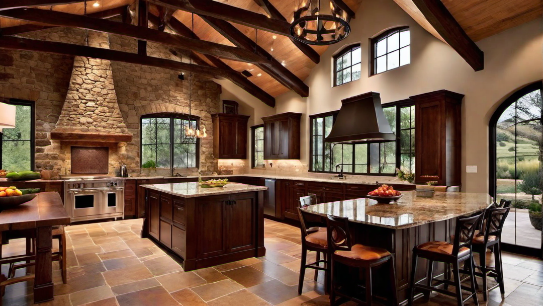 Gourmet Retreat: Luxurious Ranch Kitchen for Cooking Enthusiasts