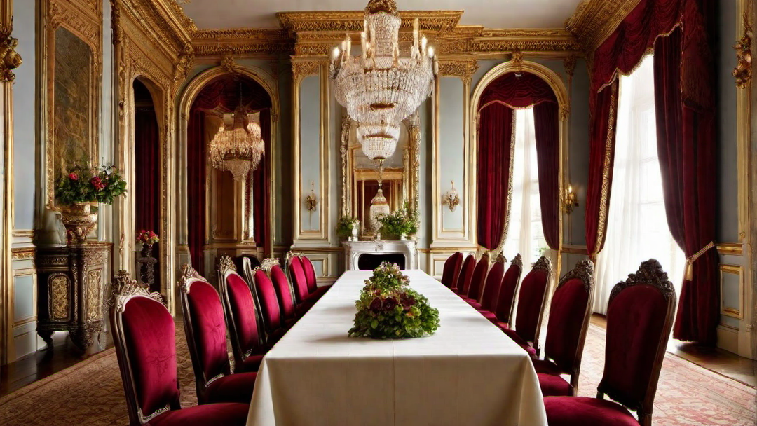 Grand Drapery: Luxurious Window Treatments in Victorian Dining Rooms