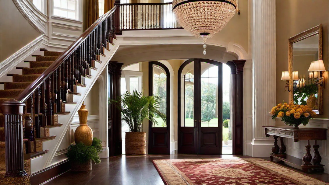 Grand Entryways: Colonial Style Home Foyers