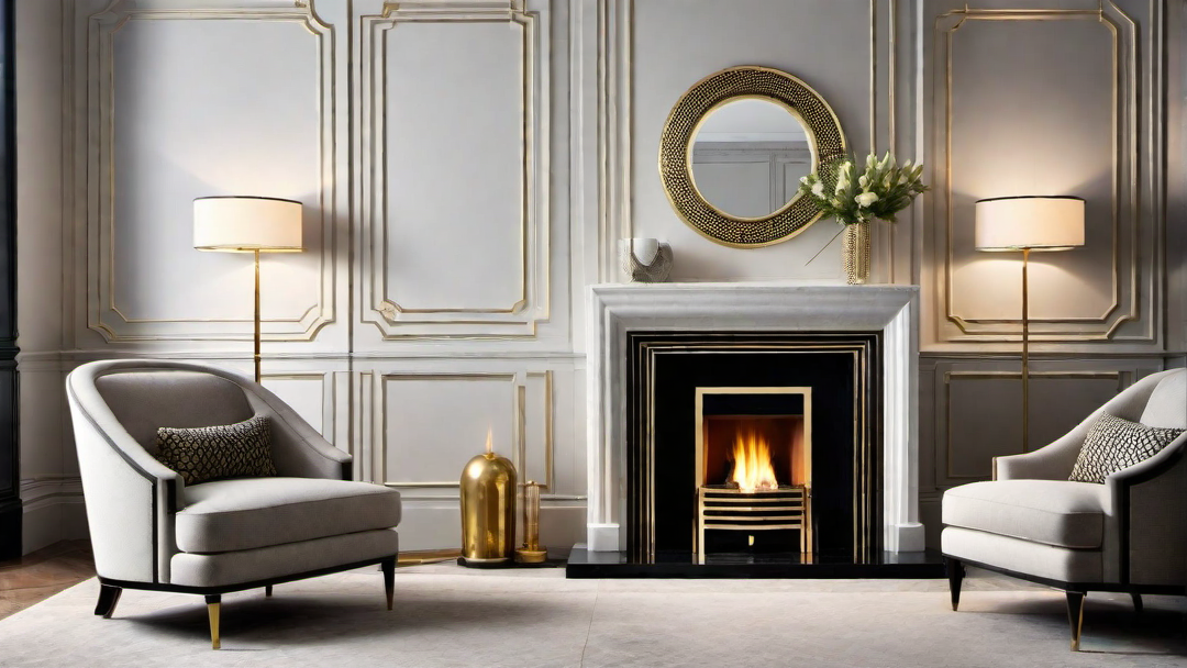 Harmonious Composition: Balanced Proportions in Art Deco Fireplace Design