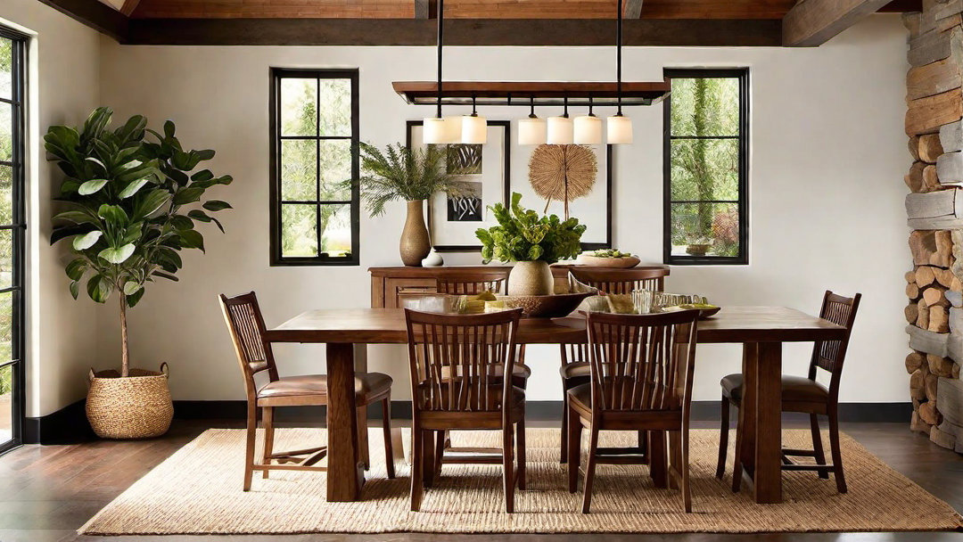 Harmony with Nature: Craftsman Dining Room Gardens