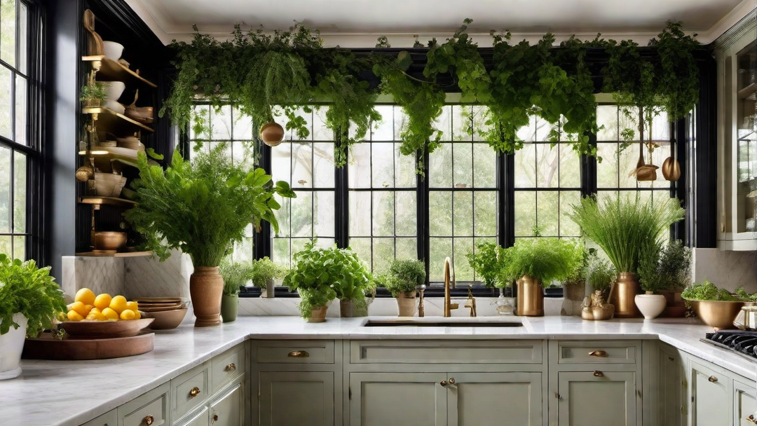 Herb Garden and Indoor Greenery