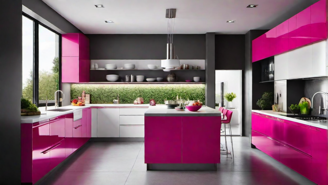 Hot Pink: Creating a Fun and Energetic Kitchen Atmosphere