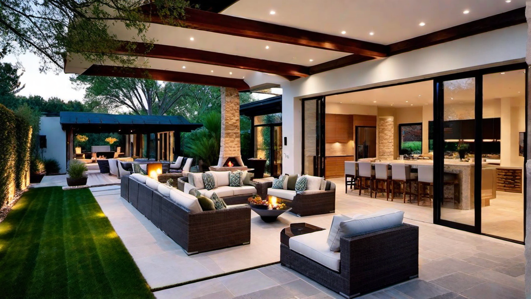 Indoor-Outdoor Flow: Seamless Connection to the Ranch Style Patio