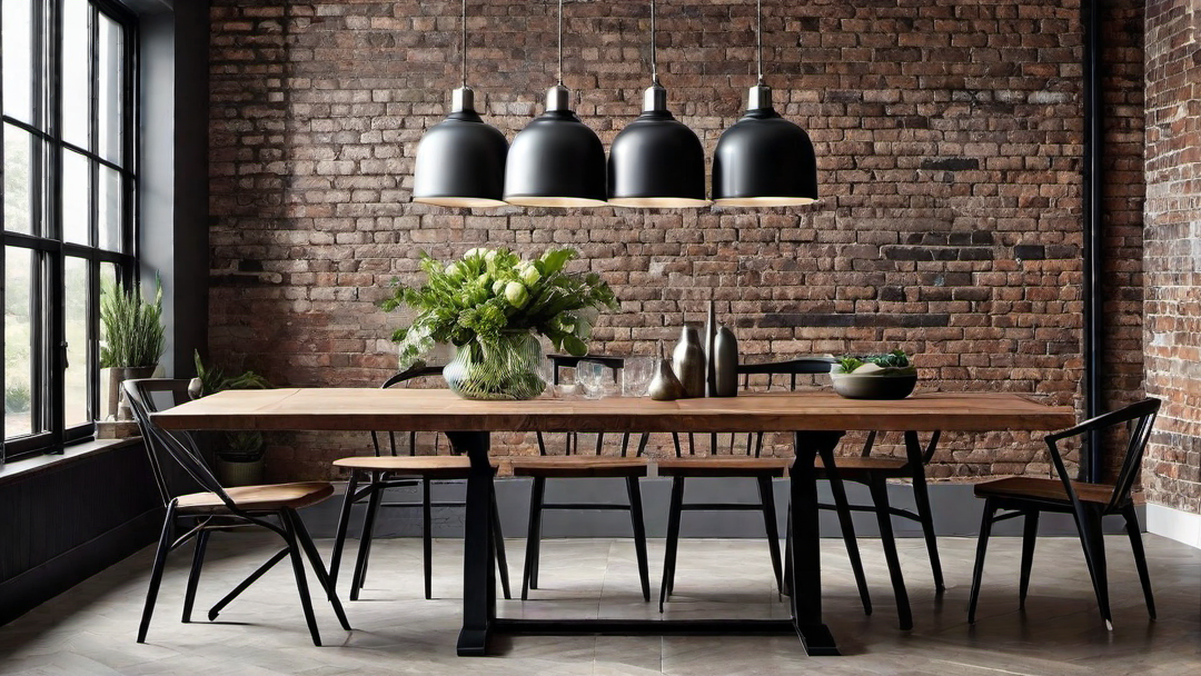 Industrial Influence: Exposed Brick or Metal Accents