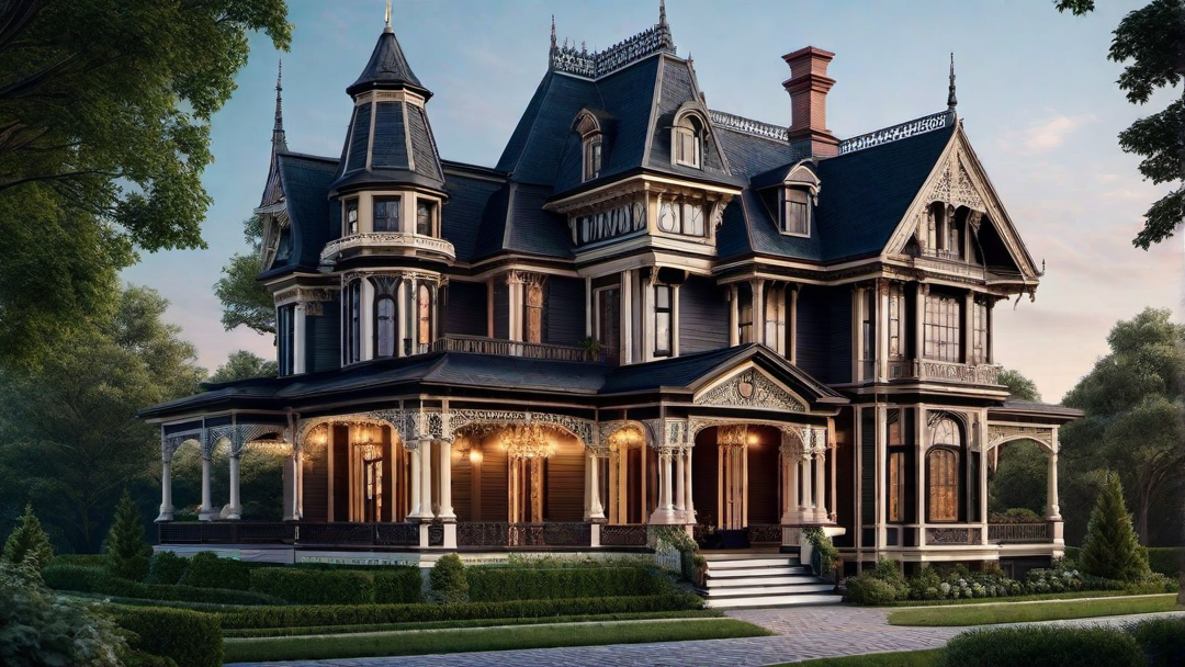 Intricate Woodwork: Victorian Style Exterior Trim
