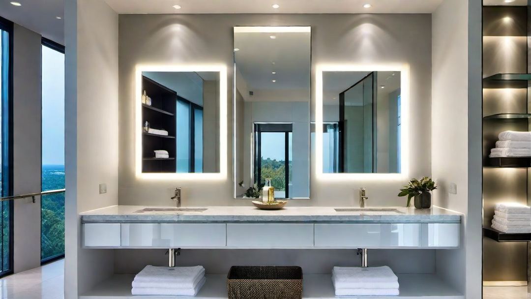 Luminous Vanity: Illuminated Mirrors for a Bright Bathroom